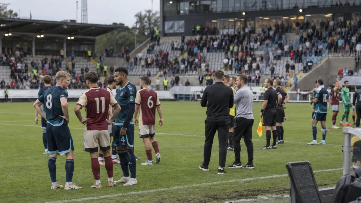 Illustrationsbild från en fotbollsarena under ett mästerskap.