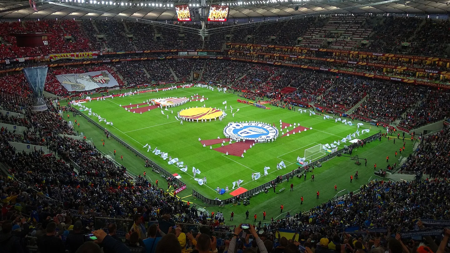 Öppningsceremonin inför Europa League-finalen 2015.
