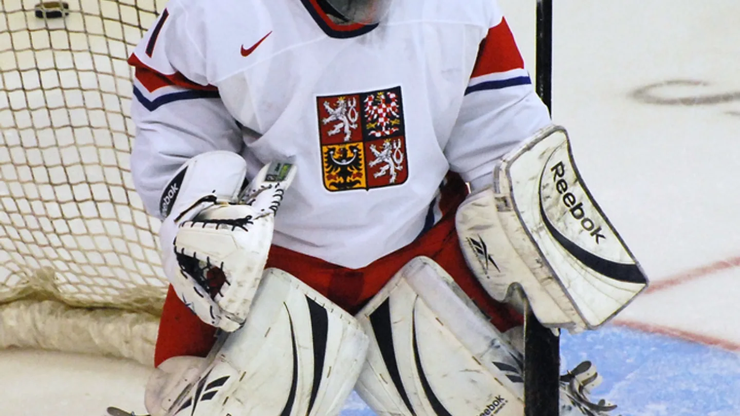 Pavel Francouz under junior-VM i ishockey 2010.
